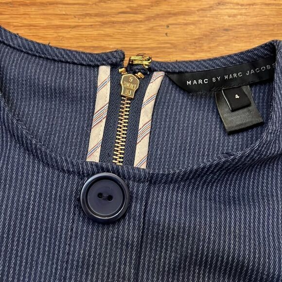 NWT Marc by NWT Marc by Marc Jacobs denim side buckle elegant office casual dres - Picture 6 of 10